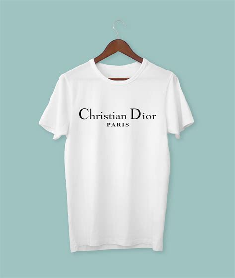 white and black dior shirt|christian Dior paris t shirt.